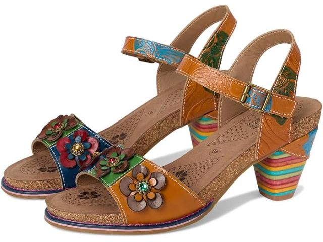 (取寄) ラルティストバイスプリングステップ レディース  L'Artiste by Spring Step women Bluesky Camel Multi