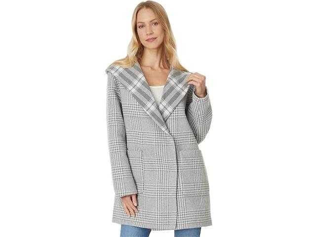 (取寄) スプレンディッド レディース エリオット プレイド コート Splendid women Elliott Plaid Coat Grey Glen Check