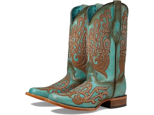 (取寄) コーラル ブーツ レディース  Corral Boots women Corral Boots C4095 Turquoiseの通販は
