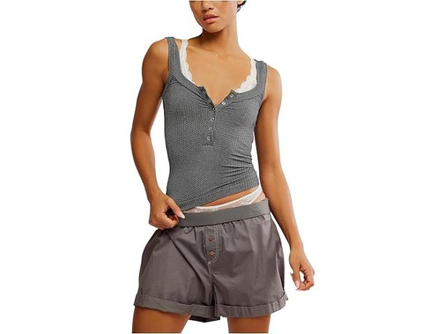 (取寄) フリーピープル レディース クリーン スレート ヘンリー Free People women Clean Slate Henley Black