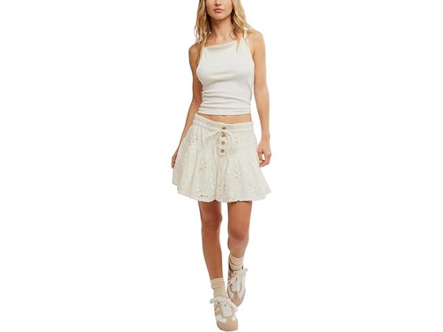 (取寄) フリーピープル レディース ローゼル アイレット ミニ Free People women Roselle Eyelet Mini Ivory