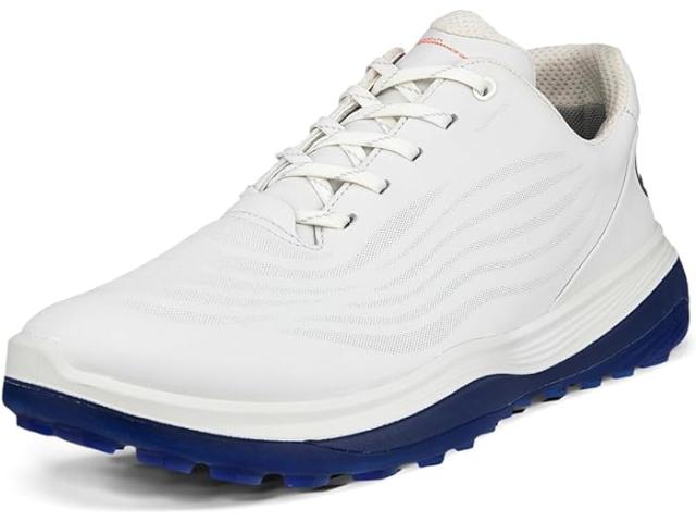 (取寄) エコー ゴルフ メンズ 1 ハイブリット ウォータープルーフ ECCO Golf men ECCO Golf LT1 Hybrid Waterproof White/Blue