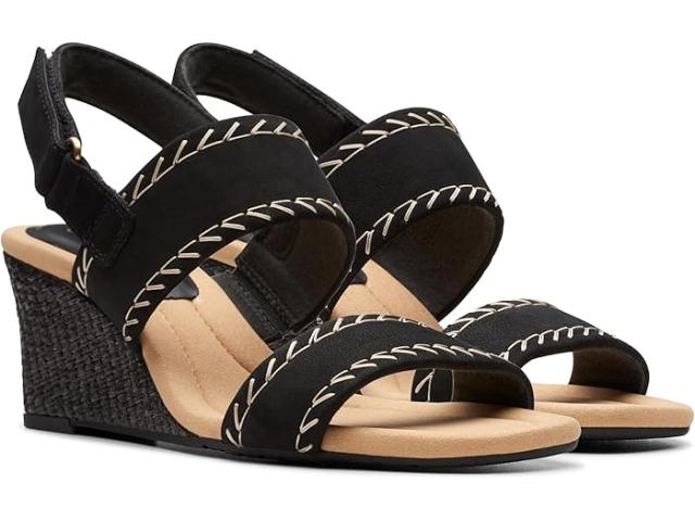 (取寄) クラークス レディース キヤラ ロゼ Clarks women Kyarra Rose Black Nubuck