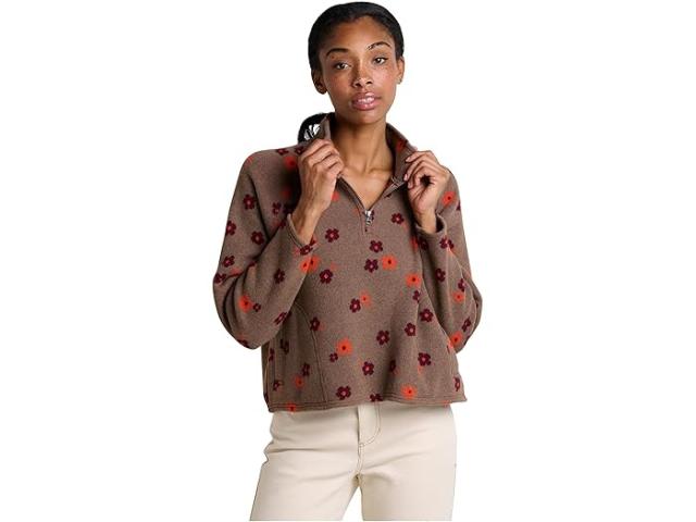 (取寄) トードアンドコー レディース ケニコット 1/4 ジップ Toad&Co women Kennicott 1/4 Zip Falcon Brown Flowers