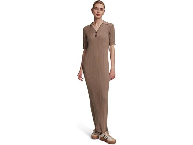 (取寄) バーリー レディース アンドリア ポインテール ニット ドレス Varley women Varley Andrea Pointelle Knit Dress Roasted Cashewの通販は