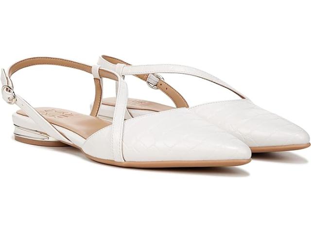 (取寄) ナチュラライザー レディース ハワイ スリングバックス Naturalizer women Naturalizer Hawaii Slingbacks Warm White Faux Croco Leather