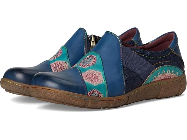 (取寄) ラルティストバイスプリングステップ レディース ラタ L'Artiste by Spring Step women Lata Navy Multy