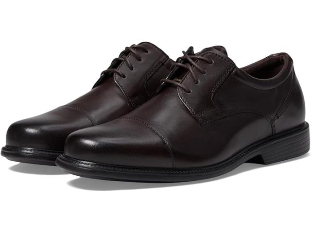 (取寄) ロックポート メンズ チャールズ ロード キャップ トゥ オックスフォード Rockport men Rockport Charles Road Cap Toe Oxford Dark Brown