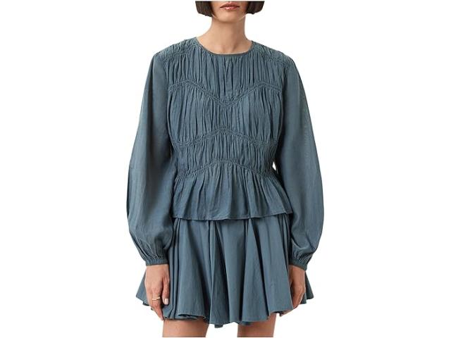 (取寄) オールセインツ レディース メラニー トップ AllSaints women Melani Top Dark Slate Blue