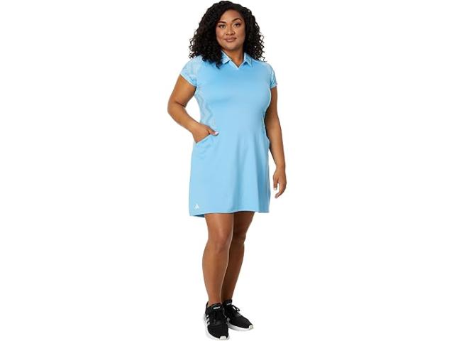 (取寄) アディダス ゴルフ レディース アルティメット365 ショート スリーブ ゴルフ ドレス adidas Golf women Ultimate365 Short Sleeve Golf Dress Semi Blast Blue