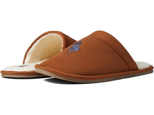 (取寄) ラルフローレン メンズ クラランス スカフ スリッパ Polo Ralph Lauren men  Klarence Scuff Slipper Snuf 1の通販は 10,583円