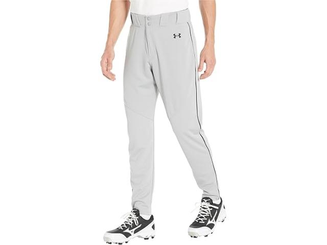 (取寄) アンダーアーマー メンズ ベースボール パンツ '22 - パイプド Under Armour men Baseball Pants '22 - Piped Baseball Gray/Black/Black