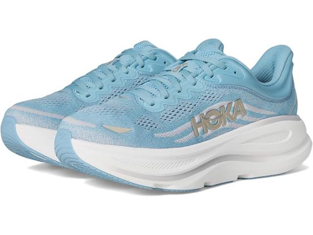 (取寄) ホカオネオネ レディース ボンダイ 9 Hoka women Bondi 9 Raindrop/Ash Grey