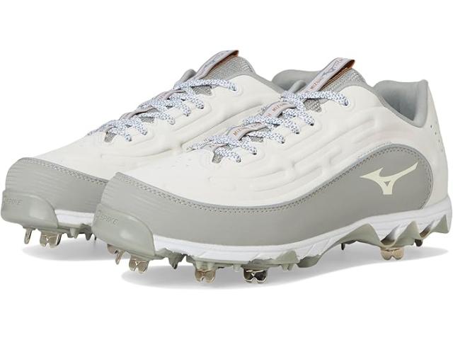 (取寄) ミズノ レディース 9-スパイク スウィフト 8 ロー メタル Mizuno women 9-Spike Swift 8 Low l White/Grey