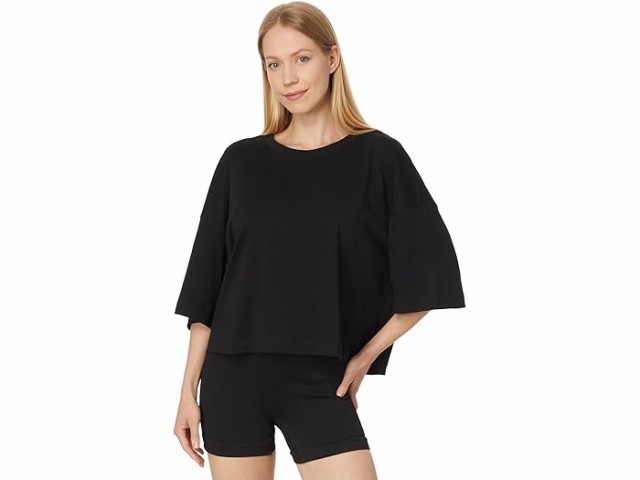 (取寄) スキン レディース オーガニック コットン クロップ ティー Skin women Organic Cotton Crop Tee Blackの通販は