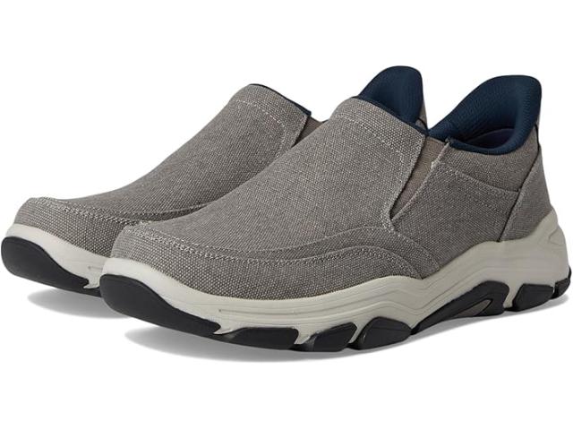 (取寄) ロックポート メンズ リース Rockport men Reece Grey Canvas
