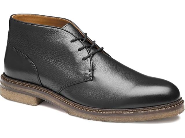 (取寄) ジョンストン&マーフィー メンズ カルダー チャッカ Johnston & Murphy men Johnston & Murphy Calder Chukka Black Tumbled Full Grainの通販は 53,090円