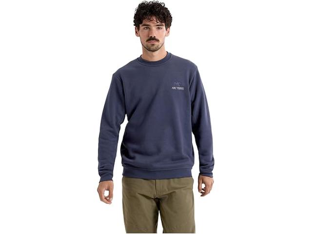 (取寄) アークテリクス メンズ エンブレム フリース クルー Arc'teryx men Emblem Fleece Crew Black Sapphire