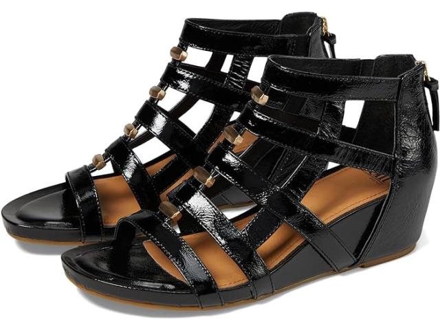 (取寄) ソフト レディース リオ リ Sofft women Sofft Rio II Black Crinkle Patentの通販は