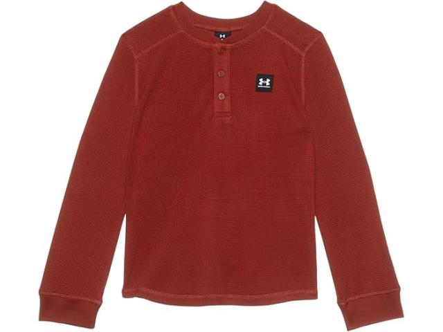 (取寄) アンダーアーマー キッズ ボーイズ Ua サーマル ヘンリー ロング スリーブ ティー (ビッグ キッズ) Under Armour Kids boys Under Armour Kids Ua Thermal Henley Long Sleeve Tee (Big Kids) Earthen Orangeの通販は 11,180円