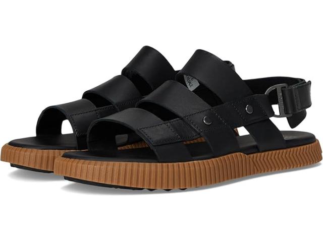 (取寄) ソレル レディース オナ スリングバック フラッツ サンダル SOREL women Ona Ave Slingback Flat Sandals Black/Gumの通販は