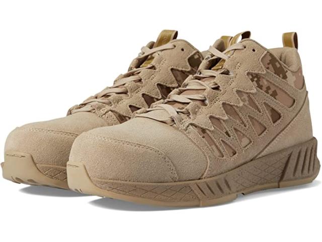 (取寄) リーボック ワーク メンズ フロートライド エナジー タクティカル エー コンプ トゥ ミッド-トップ Reebok Work men  Floatride Energy Tactical EH Comp Toe Mid-Top Digital-Camo Desert Tan