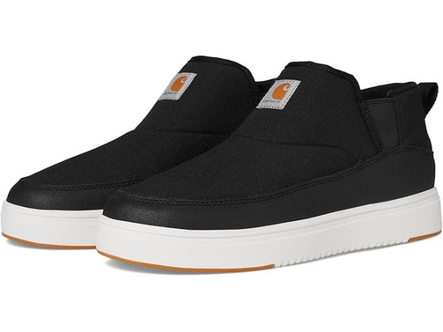 (取寄) カーハート メンズ デトロイト キャンバス ミッド スリッポン Carhartt men Detroit Canvas Mid Slip-On Black