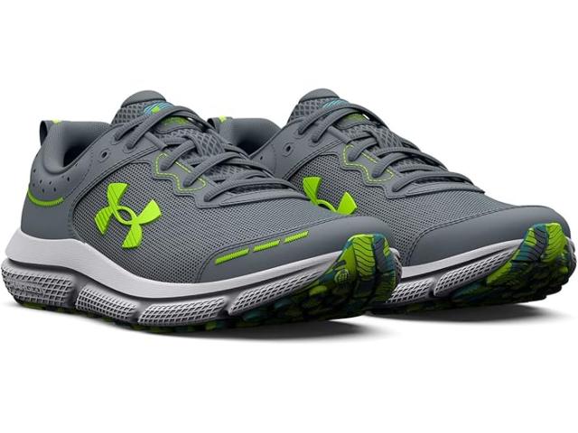 (取寄) アンダーアーマー キッズ ボーイズ アサート 10 スニーカー (ビッグ キッド) Under Armour Kids boys Under Armour Kids Assert 10 Sneakers (Big Kid) Gravel/Glacier Blue/Lime Surgeの通販は 22,110円