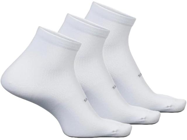 (取寄) フィーチャーズ ハイ パフォーマンス ウルトラ ライト クオーター 3-ペア パック Feetures High Performance Ultra Light Quarter 3-Pair Pack White