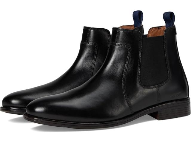 (取寄) ジョンストン&マーフィー メンズ リーブ チェルシー ブーツ Johnston & Murphy men Reeve Chelsea Boots Black Full Grain