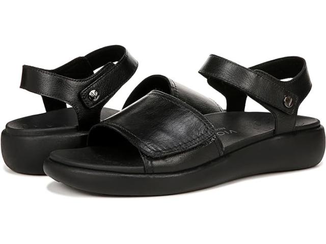 (取寄) バイオニック レディース アウェイクン アンクル ストラップ VIONIC women VIONIC Awaken Ankle Straps Black Leatherの通販は 22,860円