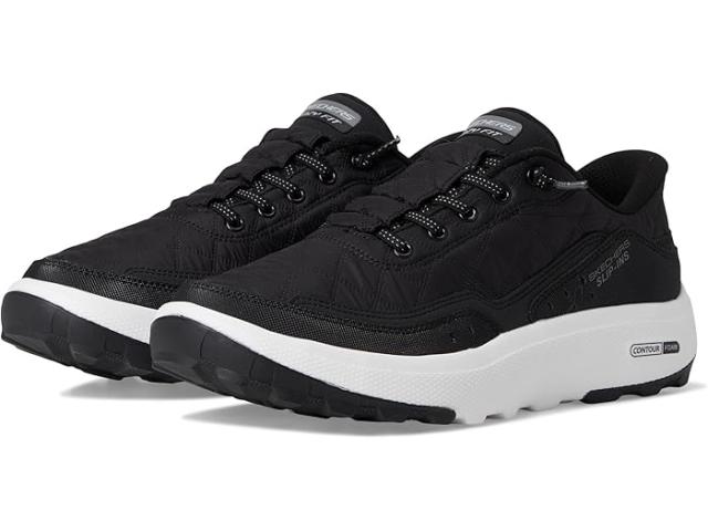 (取寄) スケッチャーズ メンズ アーバン エクスプロア コージー フィット ハンズ フリー スリップ-イン SKECHERS men Urban Explore Cozy Fit Hands Free Slip-in Black/White