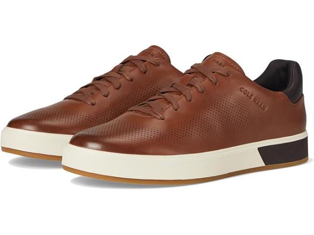 (取寄) コールハーン メンズ グランドプロ スニーカー Cole Haan men Grandpro Angleace Sneakers British Tan/Dark Chocolate/Ivory