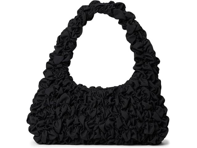 (取寄) ロフラー ランドール レディース シド スモック ミニ ホーボー Loeffler Randall women Syd Smocked Mini Hobo Black
