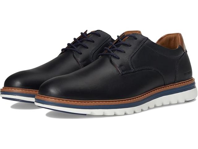 (取寄) ジョンストン&マーフィー メンズ ブラクストン プレーン トゥ Johnston & Murphy men Braxton Plain Toe Navy Oiled Full Grain