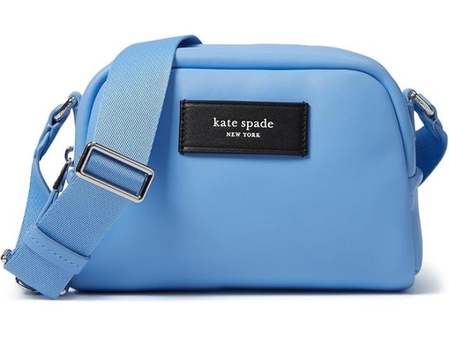 (取寄) ケイトスペード レディース パフド スムース レザー スモール クロスボディ Kate Spade New York women Puffed Smooth Leather Small Crossbody Astral Blue