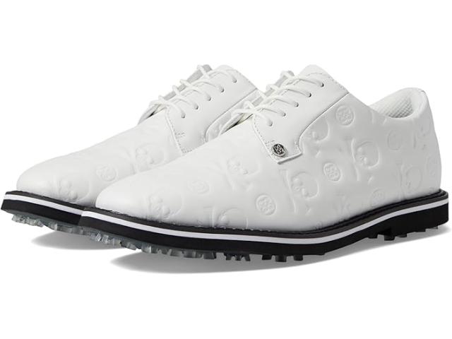 (取寄) ジーフォア メンズ デボスト ギャリバン ゴルフ シューズ GFORE men Debossed Gallivanter Golf Shoes Snow/Onyx 1の通販は