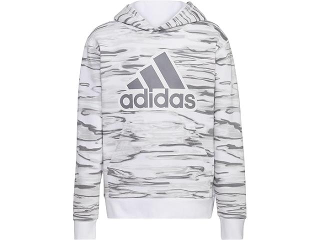 (取寄) アディダス キッズ ボーイズ オール オーバー プリント リキッド カモ フーデット プルオーバー (トドラー/リトル キッズ) adidas Kids boys adidas Kids All Over Print Liquid Camo Hooded Pullover (Toddler/Little Kids) Whiteの通販は 10,210円