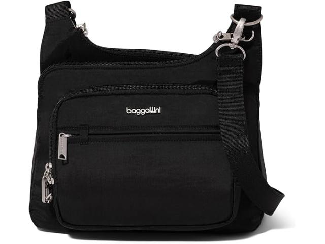 (取寄) バッガリーニ レディース セキュルテックス アンチ-シーフ クロスオーバー クロスボディ Baggallini women Securtex Anti-theft Crossover Crossbody Black