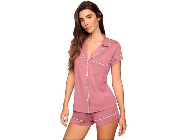 (取寄) エバージェイ レディース ジゼル - ショーティ ショート Pj セット Eberjey women Gisele - Shortie Short PJ Set Berry Blush/Ivory