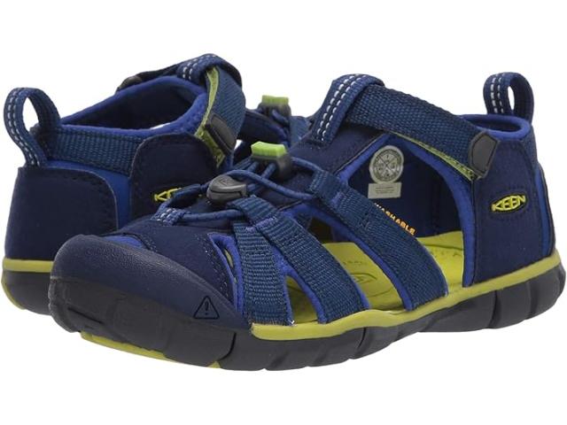 (取寄) キーン キッズ ガールズ シーキャンプ リ シーエヌエックス (トドラー/リトル キッド/ビッグ キッド) KEEN Kids girls KEEN Kids Seacamp II CNX (Toddler/Little Kid/Big Kid) Blue Depths/Chartreuseの通販は