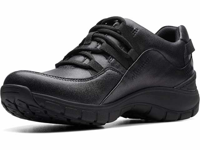 (取寄) クラークス レディース ウェーブ レンジ Clarks women Wave Range Black Leatherの通販は