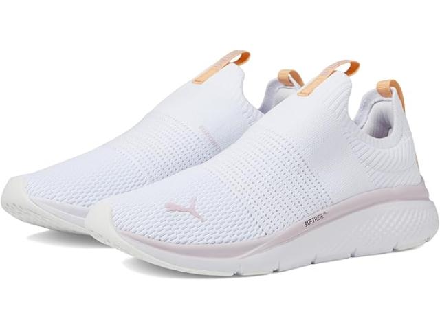 (取寄) プーマ レディース ソフトライド プロ エコー スリッポン NM PUMA women Softride Pro Echo Slip-On Nm Puma White/Grape Mist/Peach Fizz