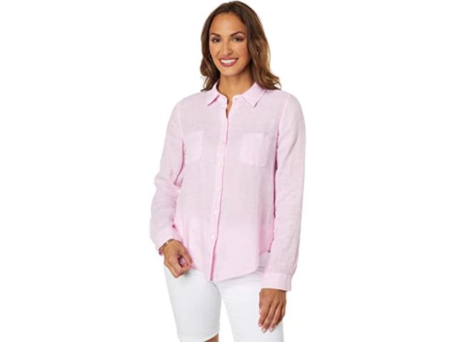 (取寄) リリー ピュリッツァー レディース シー ビュー ボタンダウン Lilly Pulitzer women  Sea View Button-Down Urchin Pinkの通販は