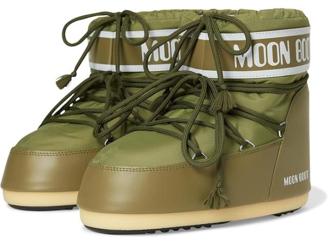 (取寄) ムーンブーツ レディース アイコン ロウ ナイロン MOON BOOT women Icon Low Nylon Khaki