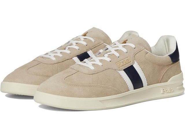(取寄) ラルフローレン メンズ ヘリテージ アエラ スエード スニーカー Polo Ralph Lauren men Polo Ralph Lauren Heritage Aera Suede Sneakers Milkshake/Navy/Whiteの通販は