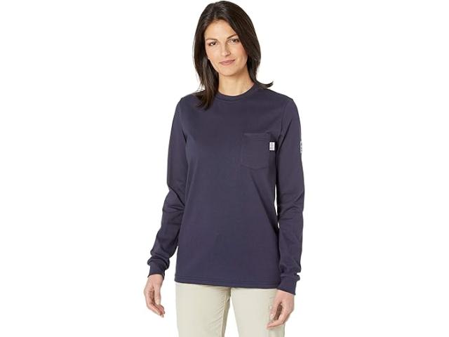 (取寄) ティンデール FRC レディース ロング スリーブ T-シャツ Tyndale FRC women Long Sleeve T-Shirt Navy