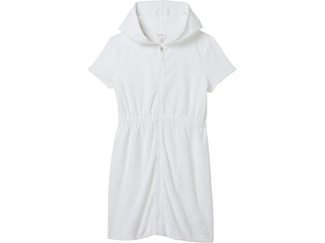 (取寄) リリー ピュリッツァー キッズ ガールズ チャップリン カバー アップ (トドラー/リトル キッズ/ビッグ キッズ) Lilly Pulitzer Kids girls Chaplin Cover Up (Toddler/Little Kids/Big Kids) Resort White Beachcomber Shell Jacquard Terry