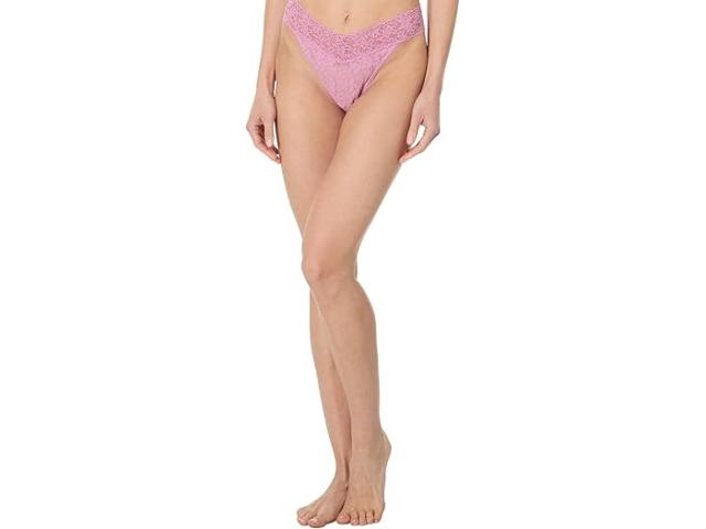 (取寄) ハンキー パンキー レディース シグニチャー レース オリジナル ライズ トング Hanky Panky women Hanky Panky Signature Lace Original Rise Thong Tea Cakeの通販は 6,468円