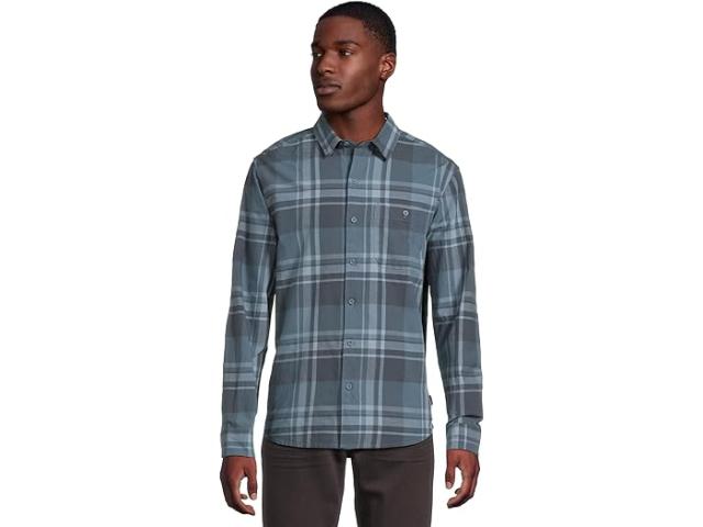 (取寄) マウンテンハードウェア メンズ ビッグ コットンウッド ロング スリーブ シャツ Mountain Hardwear men Big Cottonwood Long Sleeve Shirt Asiatic Blue Fireside Plaidの通販は 15,988円